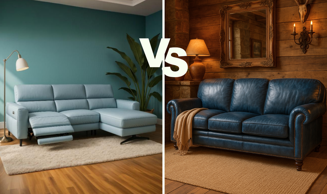 Leather Reclining Sofas vs Traditional Sofas