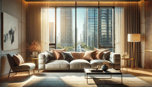 "Elegance Meets Comfort: The Ultimate Luxury Sofa for High-Rise Living"