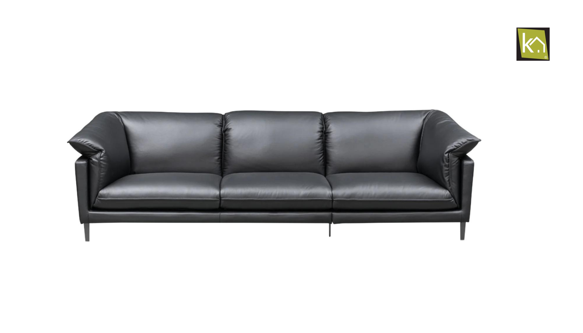 front view of three-seat sofa