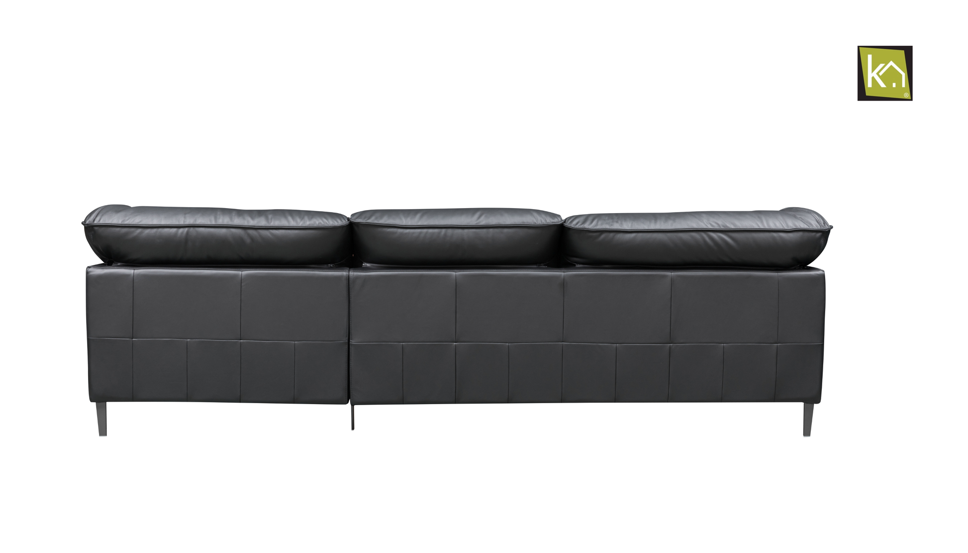 back view of sectional sofa