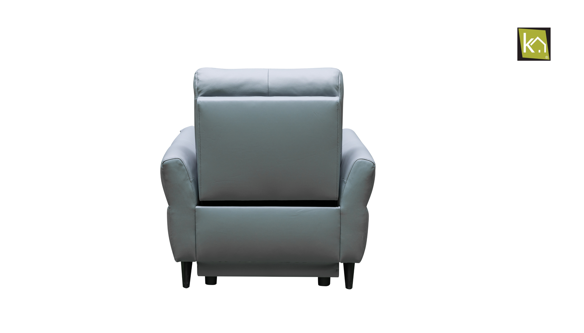 rear view of recliner with folded chaise