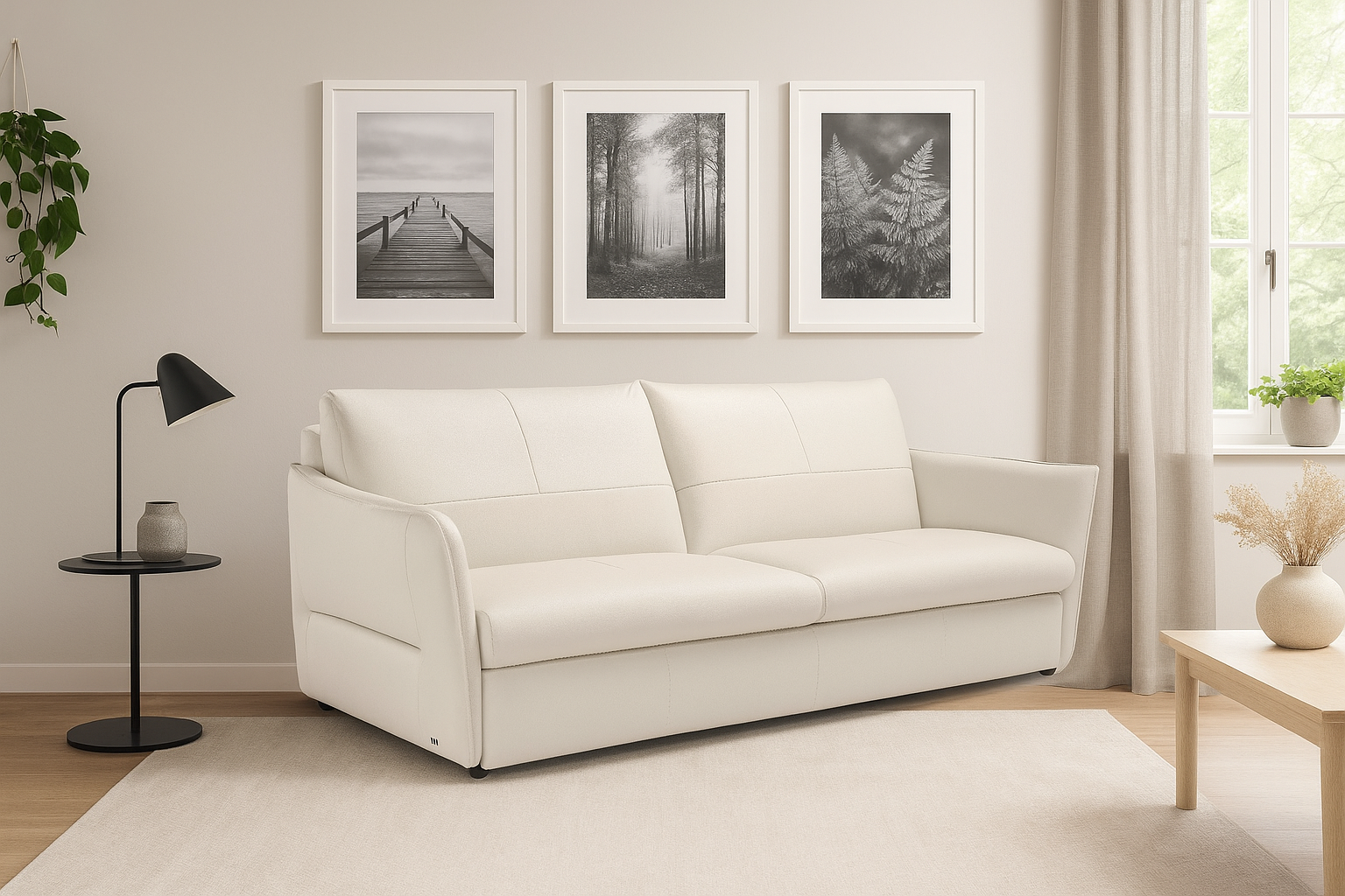 La Casa Leather Sleeper Sofa