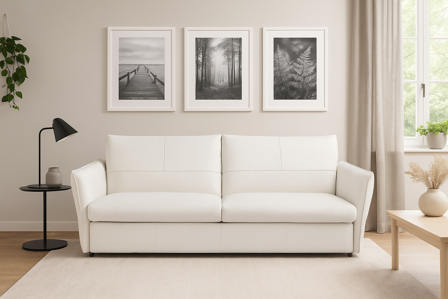 La Casa Leather Sleeper Sofa