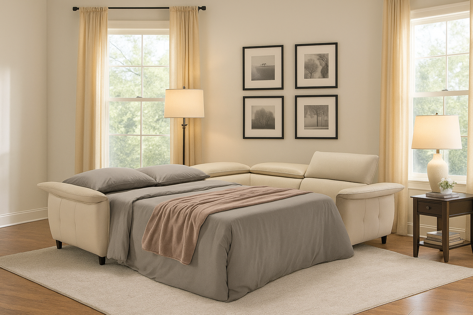 Morenza Sectional and Sleeper Sofa