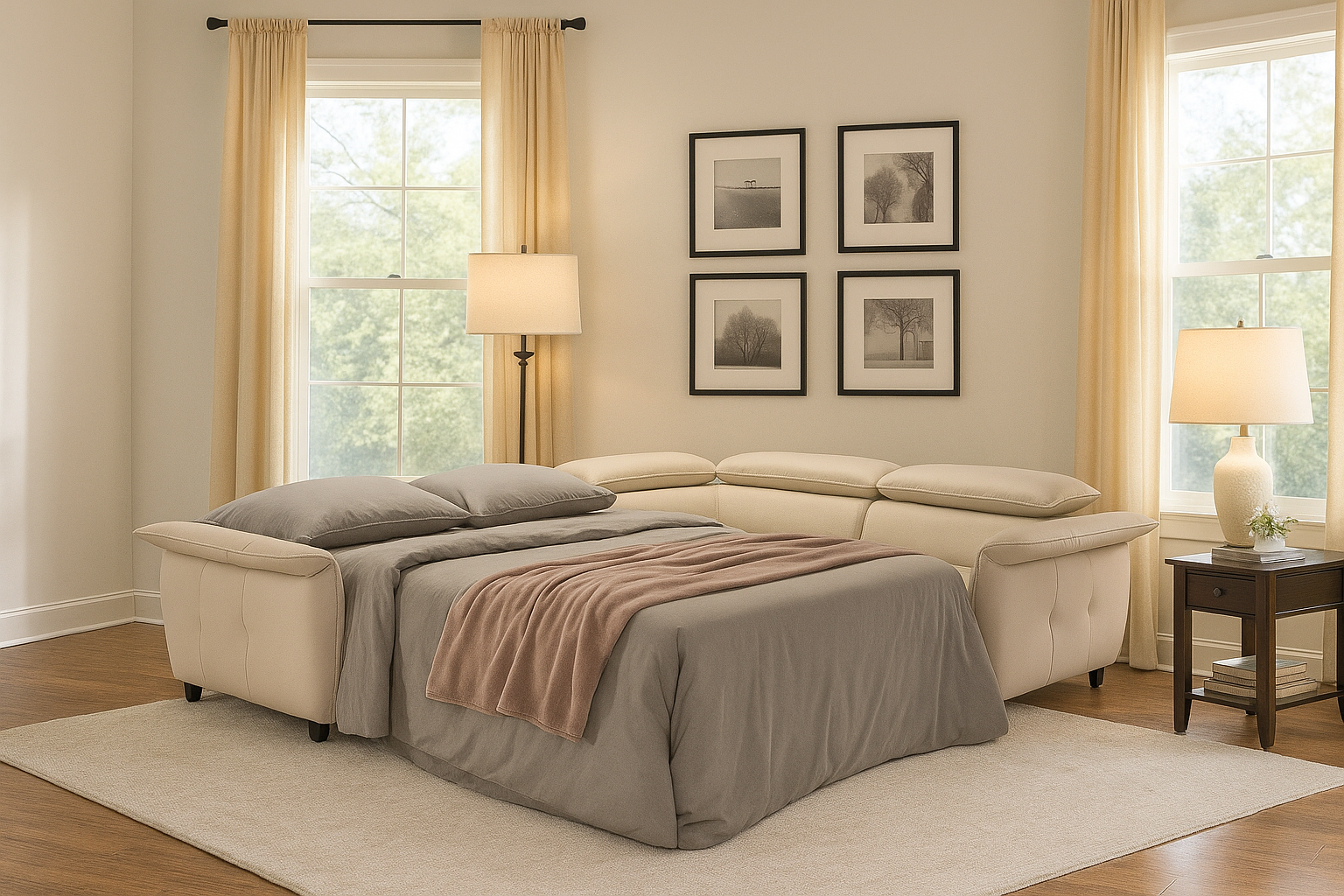 Morenza Sectional and Sleeper Sofa