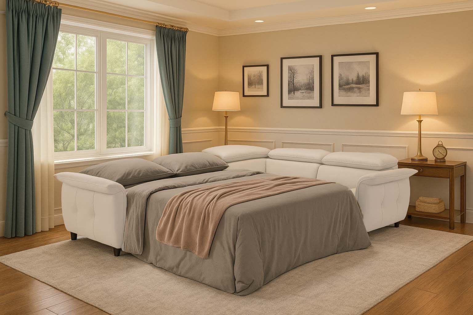 Morenza Sectional and Sleeper Sofa